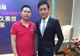 广州糖果派对与明星合影