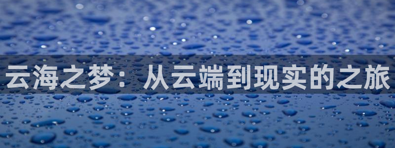 糖果派对动漫在线观看：云海之梦：从云端到现实的之旅