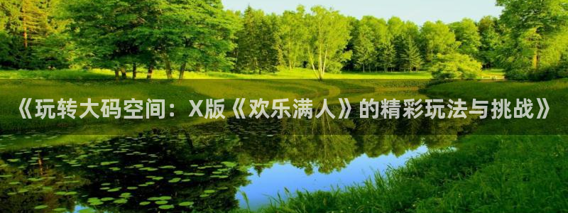 糖果派对视频爆分：《玩转大码空间：X版《欢乐满人》的精彩玩法与挑战》